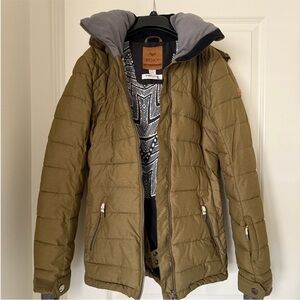 Roxy olive Puffer Snow Jacket